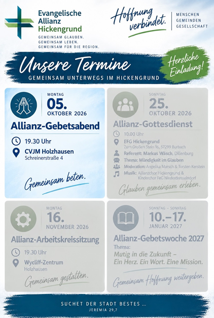 Allianz-Gebetsabend @ CVJM Holzhausen