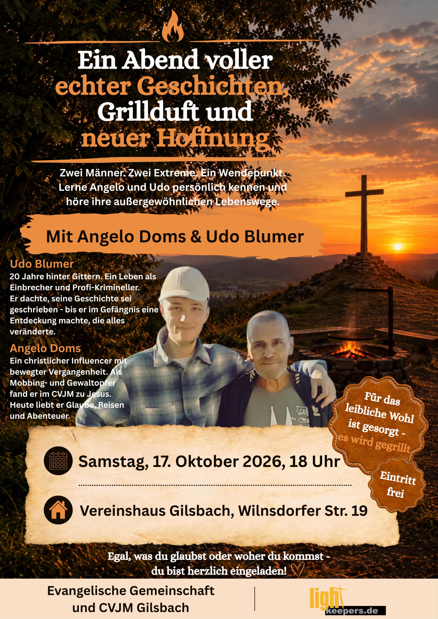 Ein Abend voller echter Geschichten @ Evangelische Gemeinschaft / CVJM Gilsbach