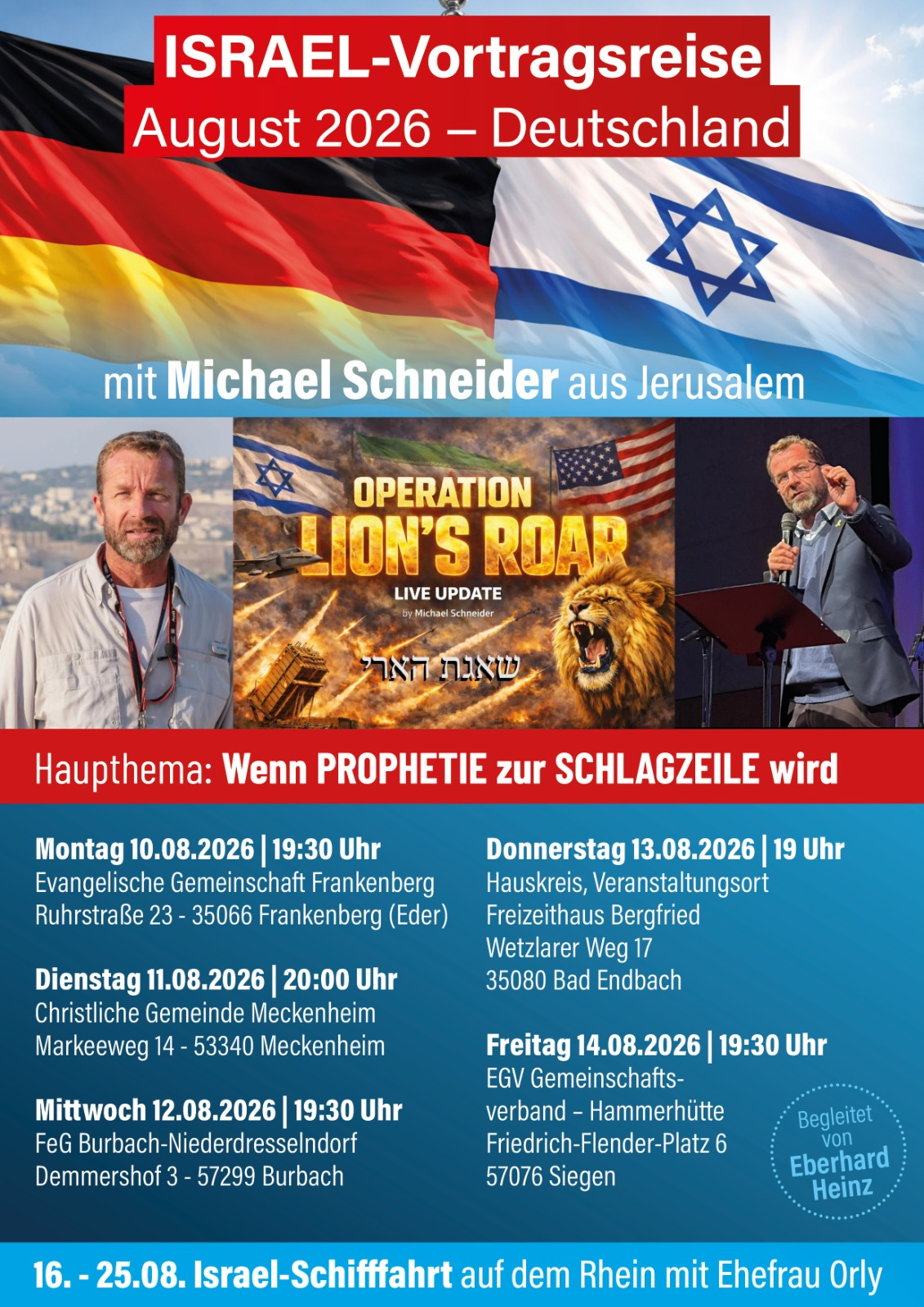 Israel-Vortrag mit Michael Schneider @ FeG Niederdresselndorf